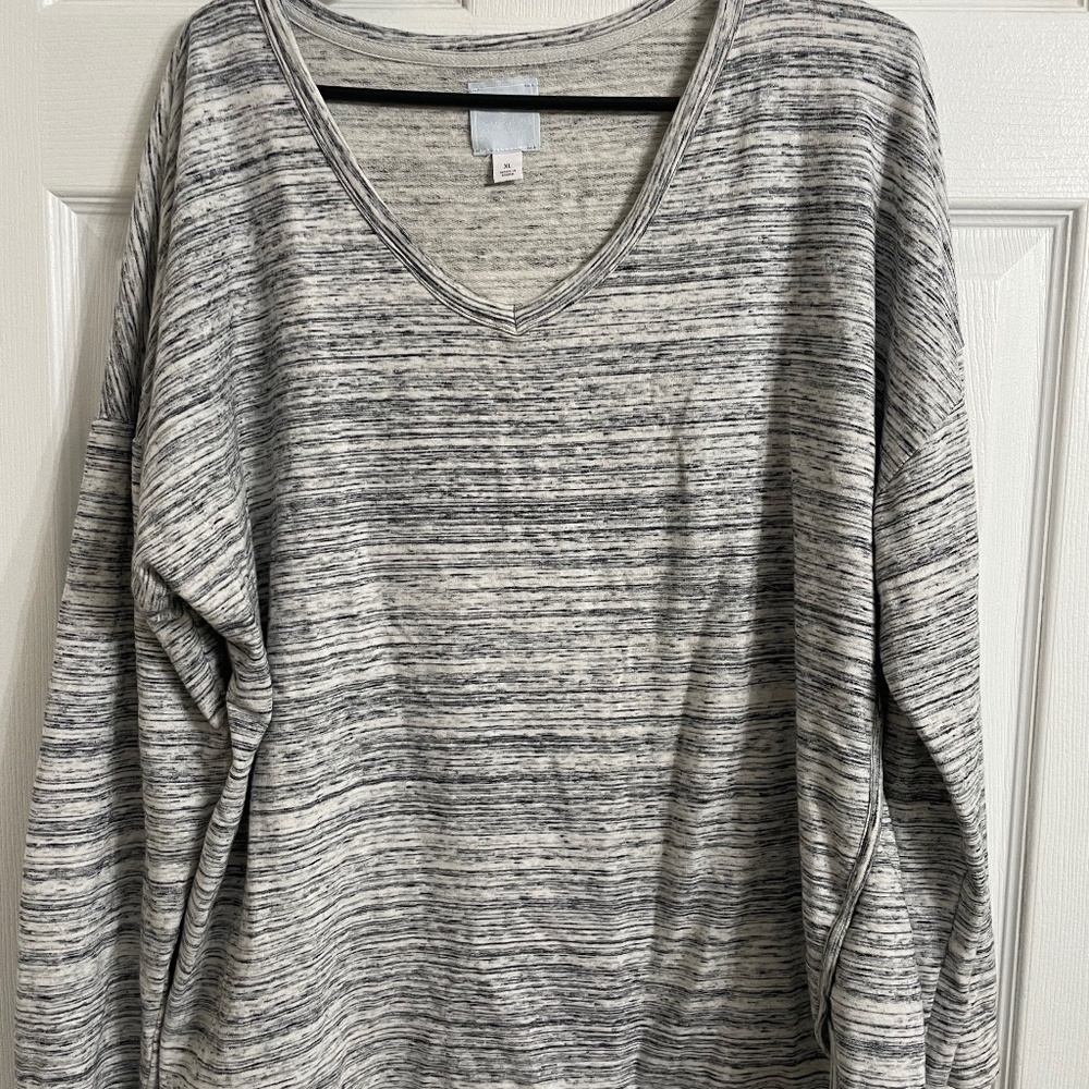 Sunday oversized long sleeve shirt, size XL